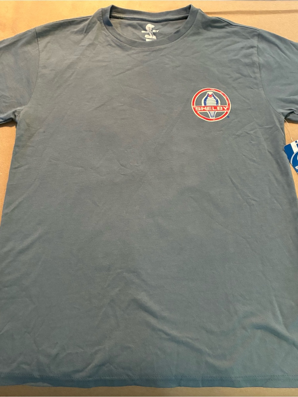Shelby Cobra Men’s Blue T-Shirt Size Medium Short Sleeve